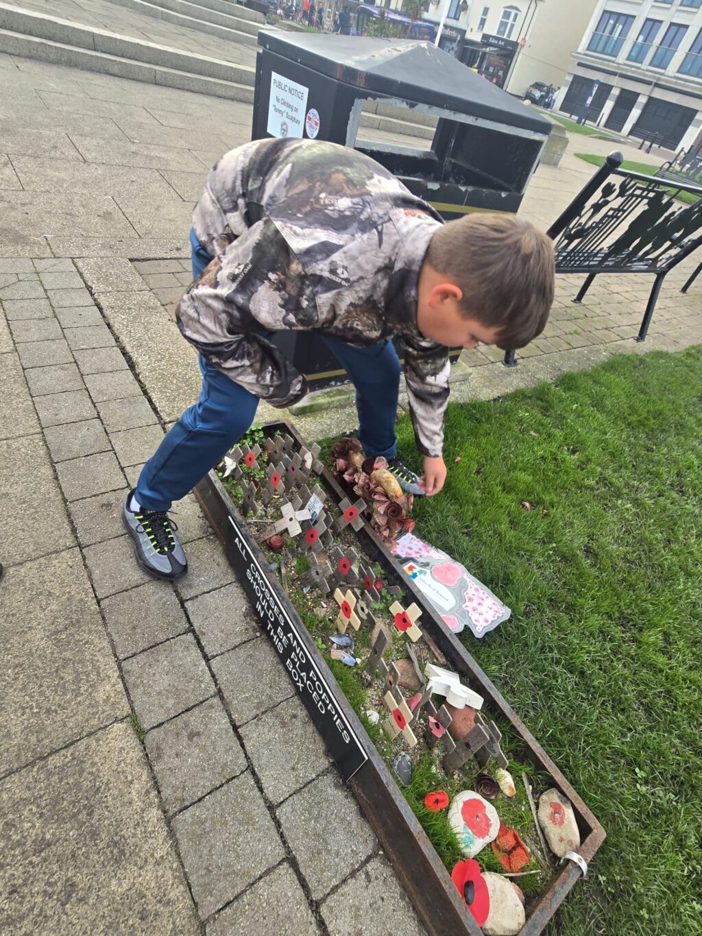 Students Visit Seaham WWII Memorials Ahead of Remembrance Sunday 5
